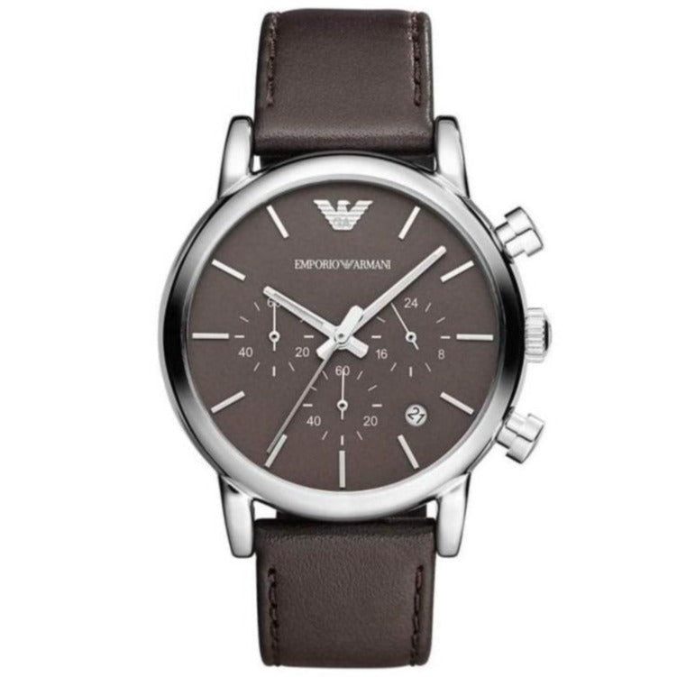 Emporio Armani Men's Luigi Chronograph Brown Watch - AR1734